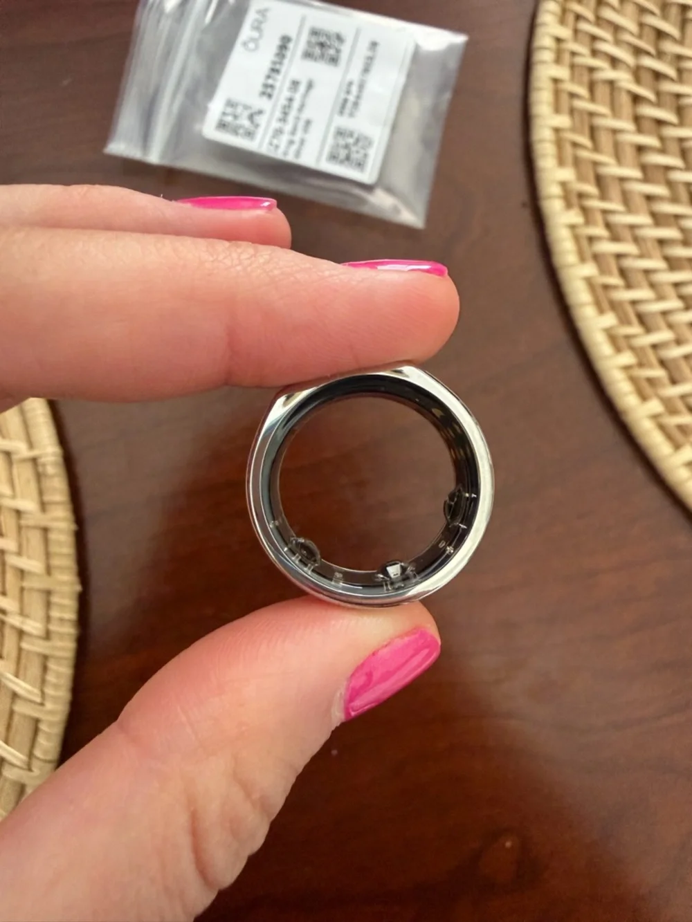 Oura Ring Gen3 Smart Ring - silver (Size 08)
